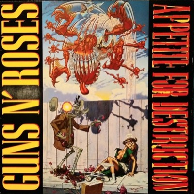 Appetite For Destruction — Guns N' Roses album cover