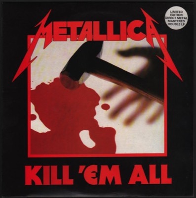 Kill 'Em All — Metallica album cover