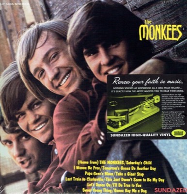 The Monkees (self-titled) — The Monkees album cover