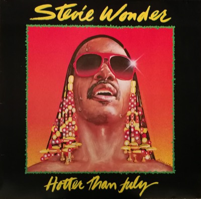Hotter Than July — Stevie Wonder album cover