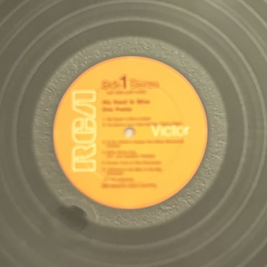 His Hand In Mine — record label, photographed by a RecordScout user