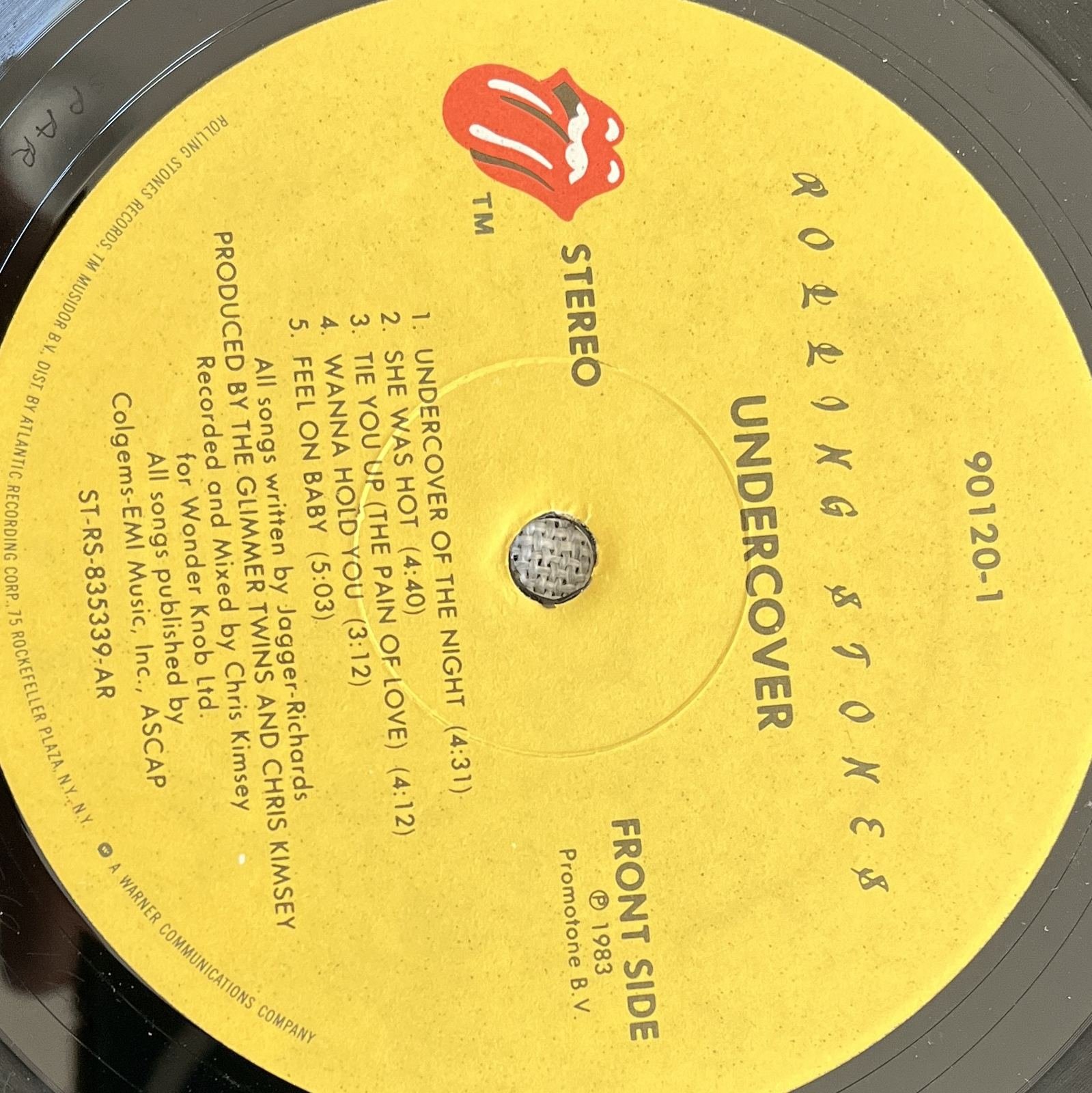 Undercover — record label, photographed by a RecordScout user